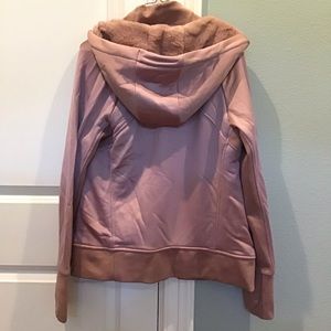 Athleta Triumph Luxe Shine Hoodie | Pink | Medium